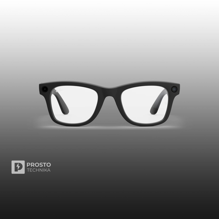 Ray-Ban Wayfarer (Gen 2) Матовый Чёрный с Прозрачными Линзами (Matte Black/Clear)